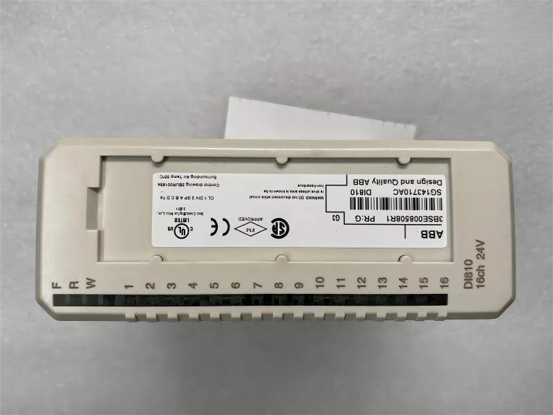 DI810 ABB S800 Digital Input Module 24V 16 CH PLC Spare Parts 3BSE008508R1